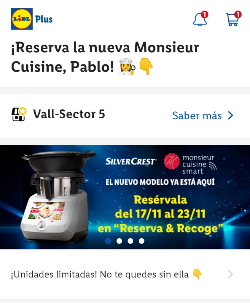 El nuevo robot de cocina de Lidl ya se puede reservar 1 Reserva ahora el Monsieur Cuisine Smart en tu Lidl más cercano
